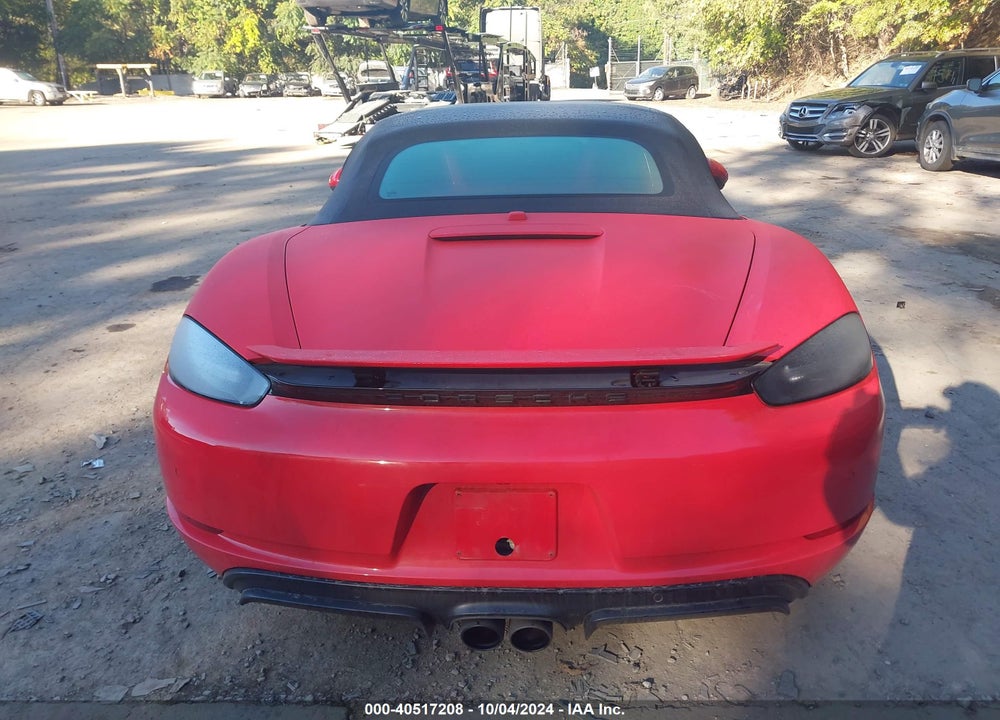 2019 PORSCHE 718 BOXSTER GTS VIN: WP0CB2A8XKS228666