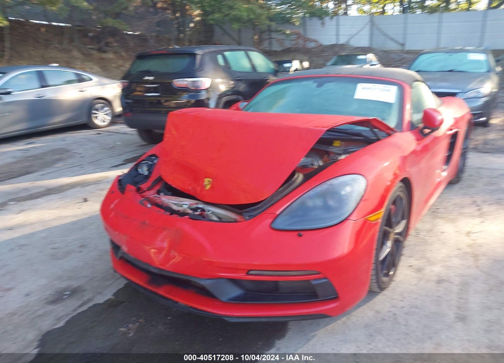 2019 PORSCHE 718 BOXSTER GTS VIN: WP0CB2A8XKS228666