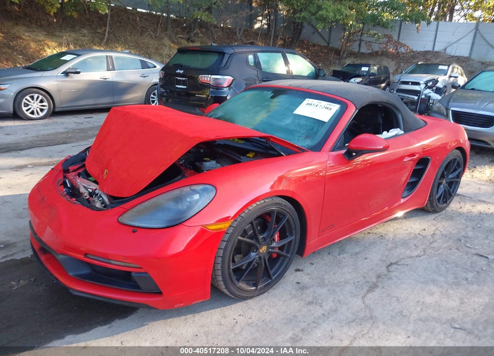 2019 PORSCHE 718 BOXSTER GTS VIN: WP0CB2A8XKS228666
