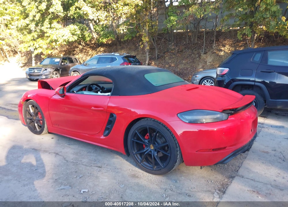 2019 PORSCHE 718 BOXSTER GTS VIN: WP0CB2A8XKS228666