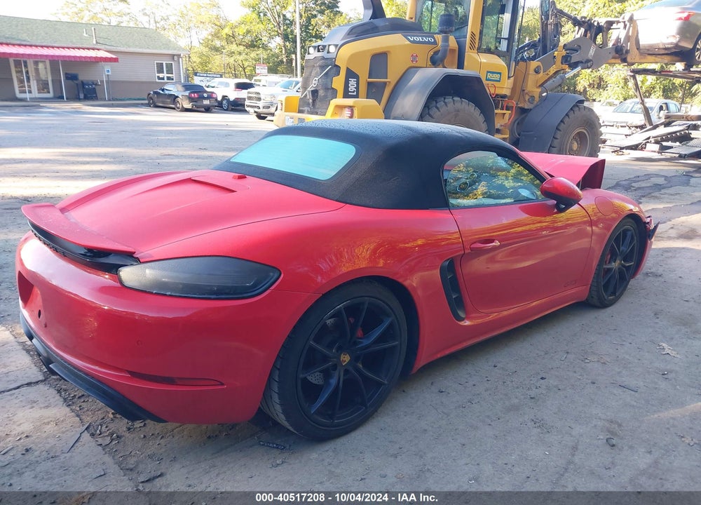 2019 PORSCHE 718 BOXSTER GTS VIN: WP0CB2A8XKS228666