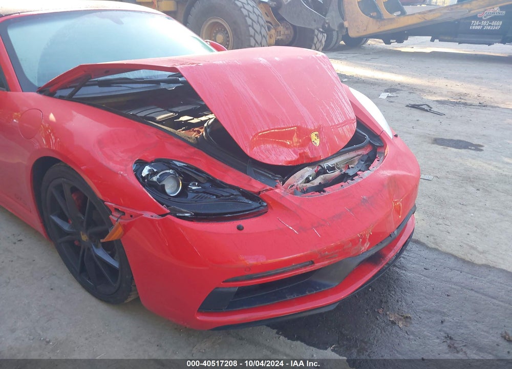 2019 PORSCHE 718 BOXSTER GTS VIN: WP0CB2A8XKS228666