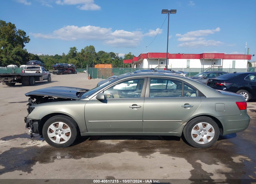 2009 HYUNDAI SONATA GLS VIN: 5NPET46C79H463856