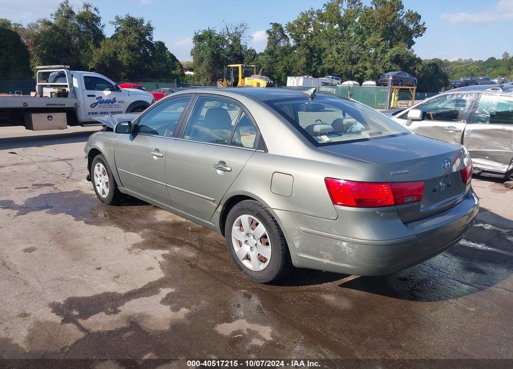 2009 HYUNDAI SONATA GLS VIN: 5NPET46C79H463856