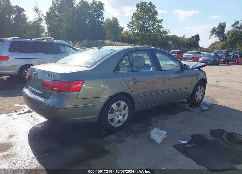 2009 HYUNDAI SONATA GLS VIN: 5NPET46C79H463856