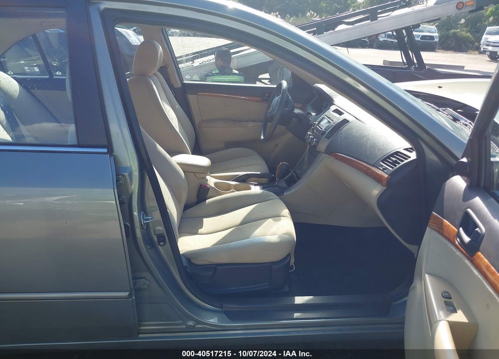 2009 HYUNDAI SONATA GLS VIN: 5NPET46C79H463856
