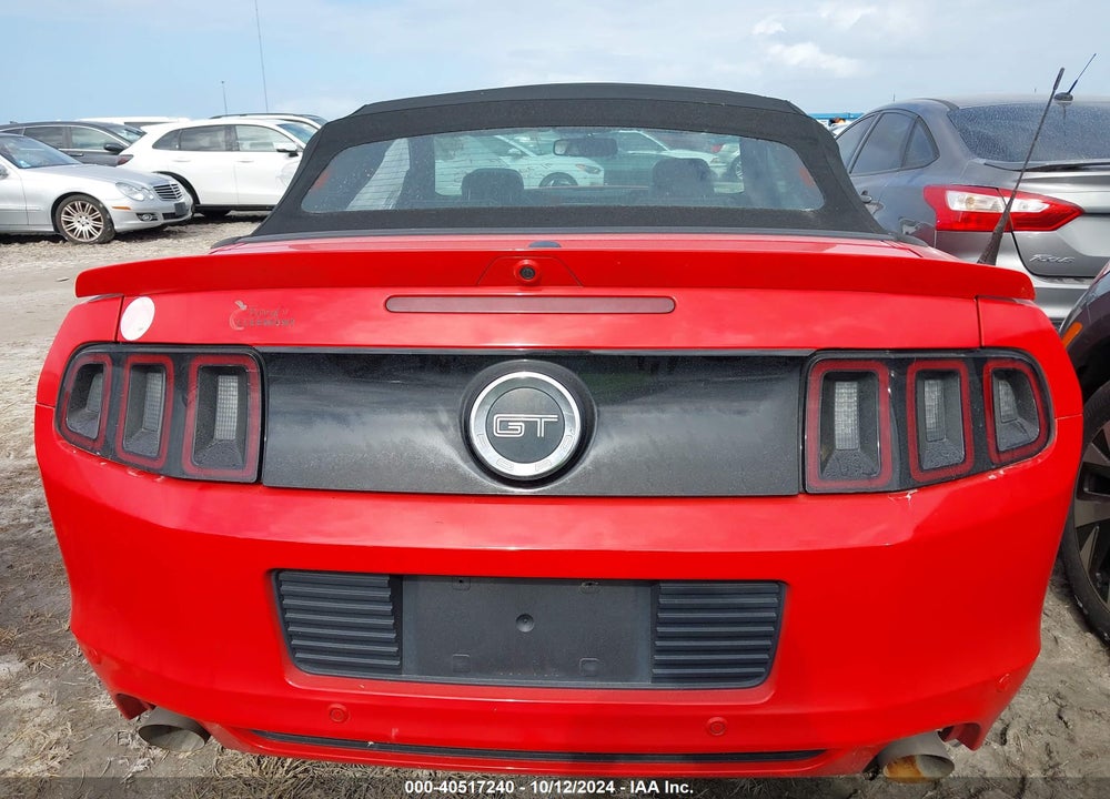 2013 FORD MUSTANG GT PREMIUM VIN: 1ZVBP8FF4D5274113