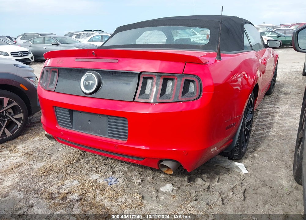 2013 FORD MUSTANG GT PREMIUM VIN: 1ZVBP8FF4D5274113