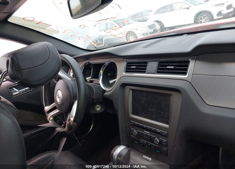 2013 FORD MUSTANG GT PREMIUM VIN: 1ZVBP8FF4D5274113