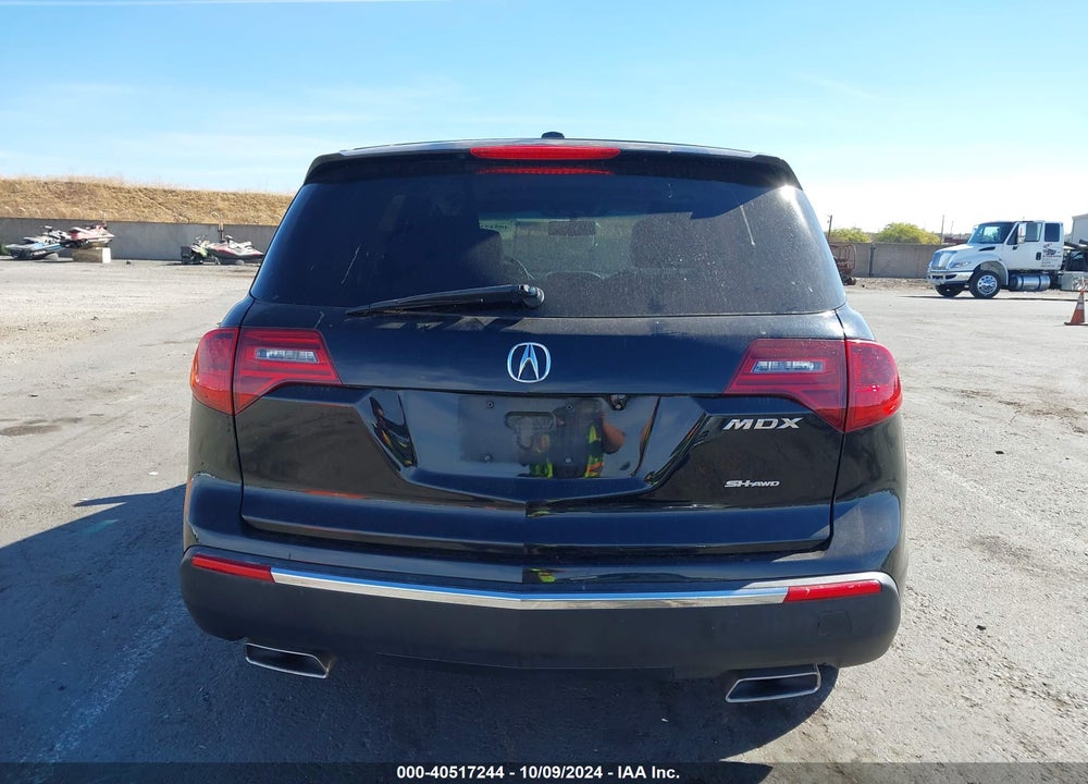 2013 ACURA MDX VIN: 2HNYD2H27DH514870