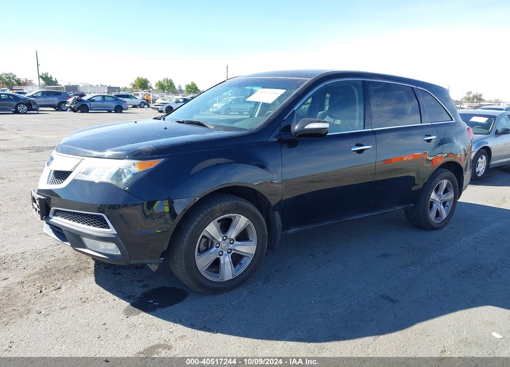 2013 ACURA MDX VIN: 2HNYD2H27DH514870