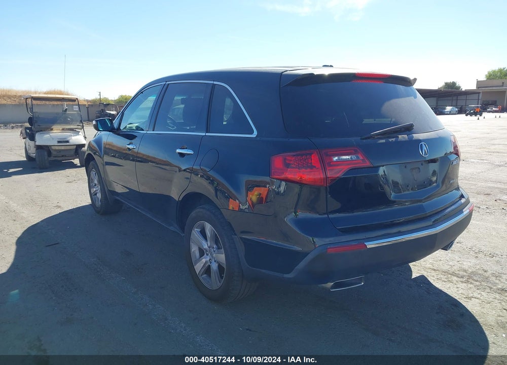 2013 ACURA MDX VIN: 2HNYD2H27DH514870