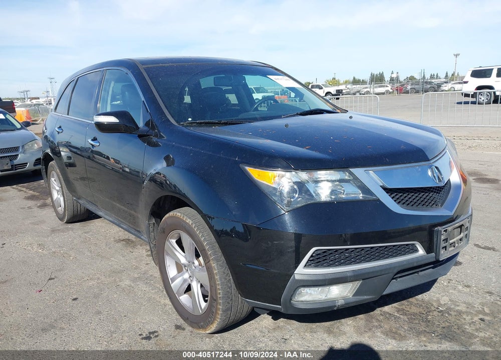2013 ACURA MDX VIN: 2HNYD2H27DH514870