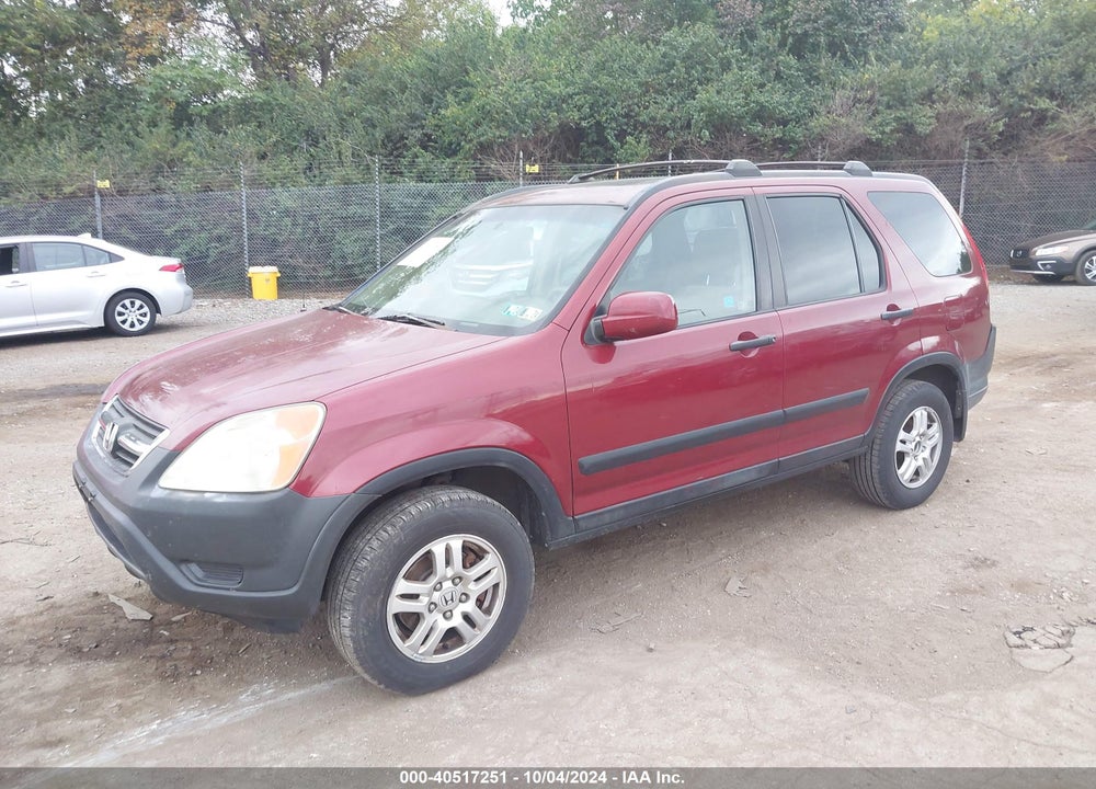 2003 HONDA CR-V EX VIN: SHSRD78803U144726