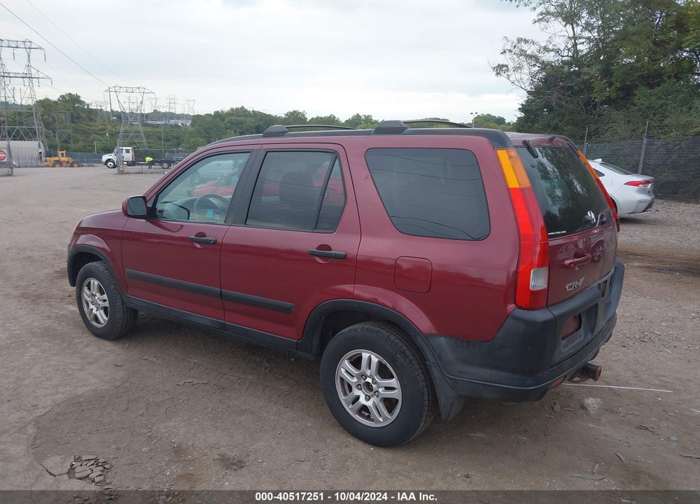 2003 HONDA CR-V EX VIN: SHSRD78803U144726