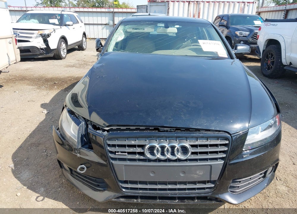 2012 AUDI A4 2.0T PREMIUM VIN: WAUBFAFL7CN005716