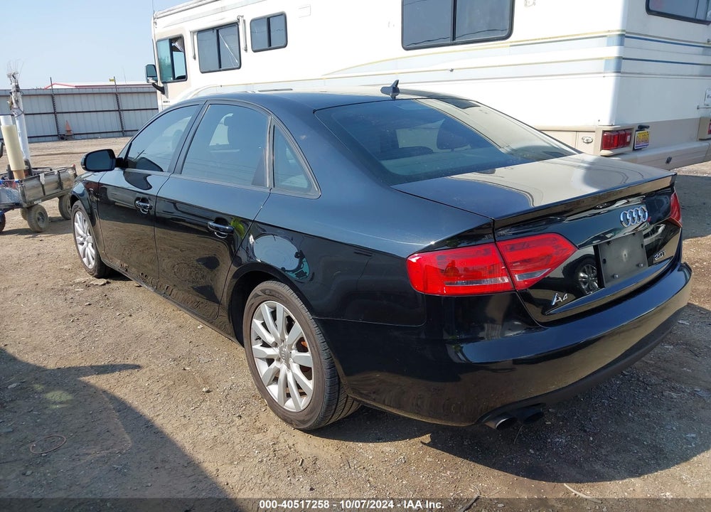 2012 AUDI A4 2.0T PREMIUM VIN: WAUBFAFL7CN005716