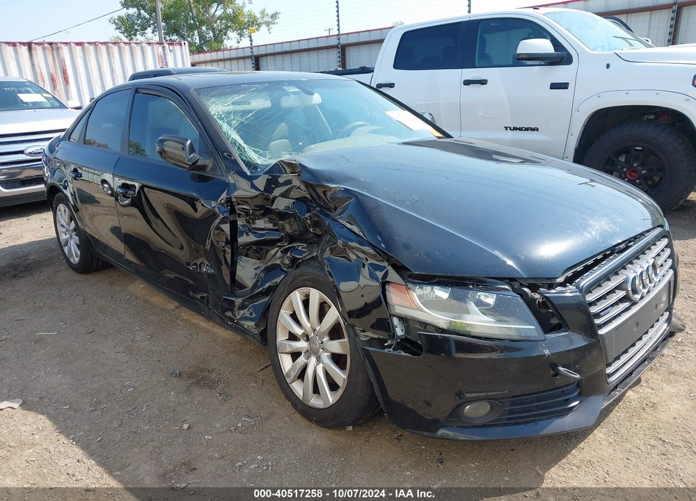 2012 AUDI A4 2.0T PREMIUM VIN: WAUBFAFL7CN005716