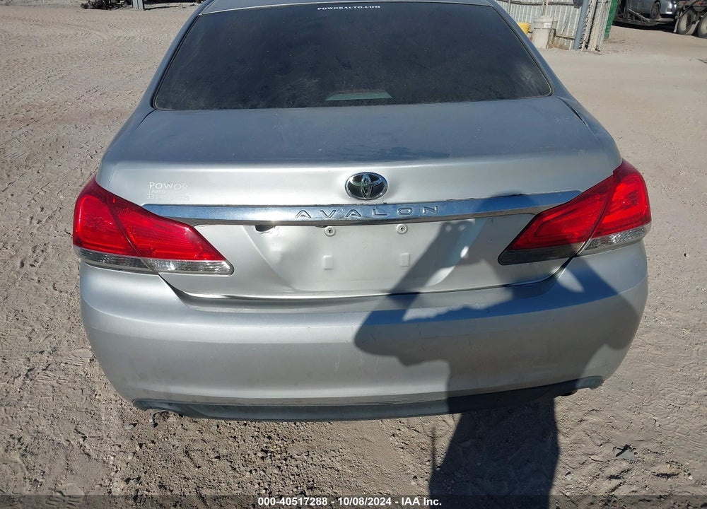2011 TOYOTA AVALON VIN: 4T1BK3DB3BU419693