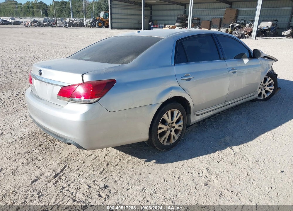 2011 TOYOTA AVALON VIN: 4T1BK3DB3BU419693