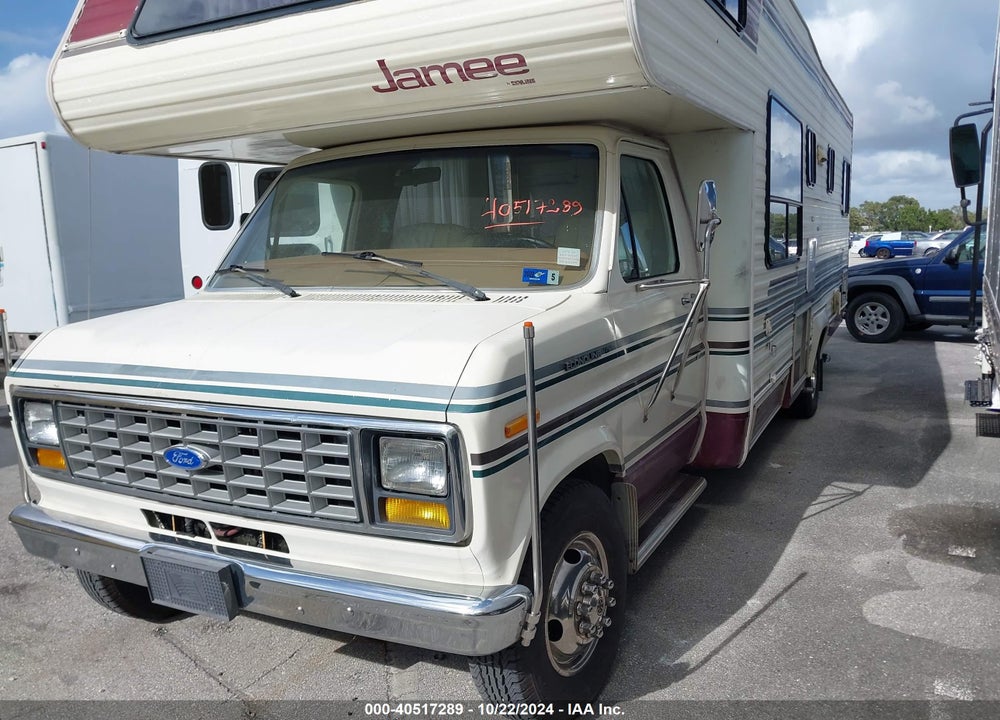 1989 FORD ECONOLINE E350 CUTAWAY VAN VIN: 1FDKE30G6KHB64314