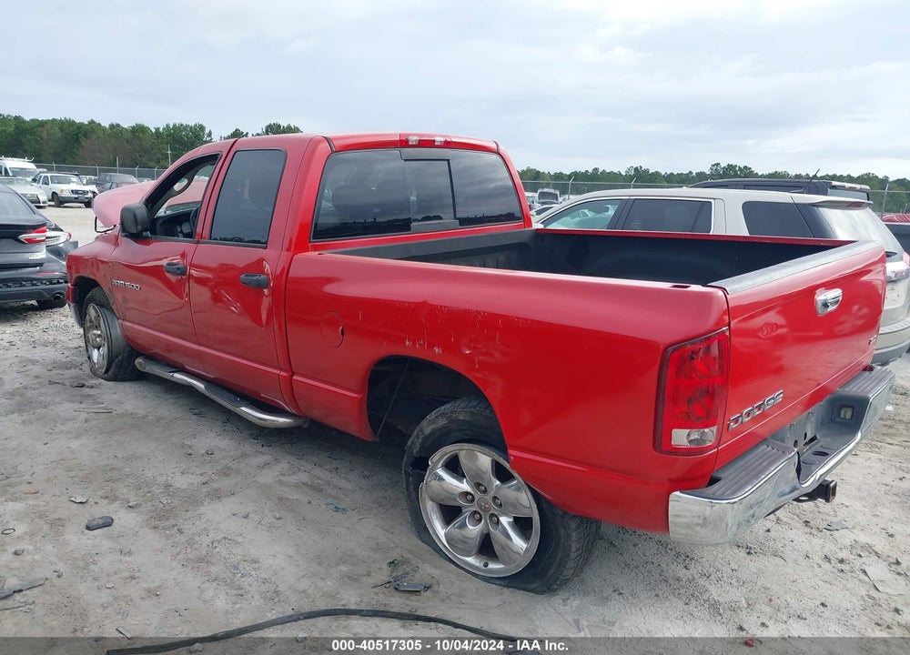2005 DODGE RAM 1500 SLT/LARAMIE VIN: 1D7HA18D25S274332