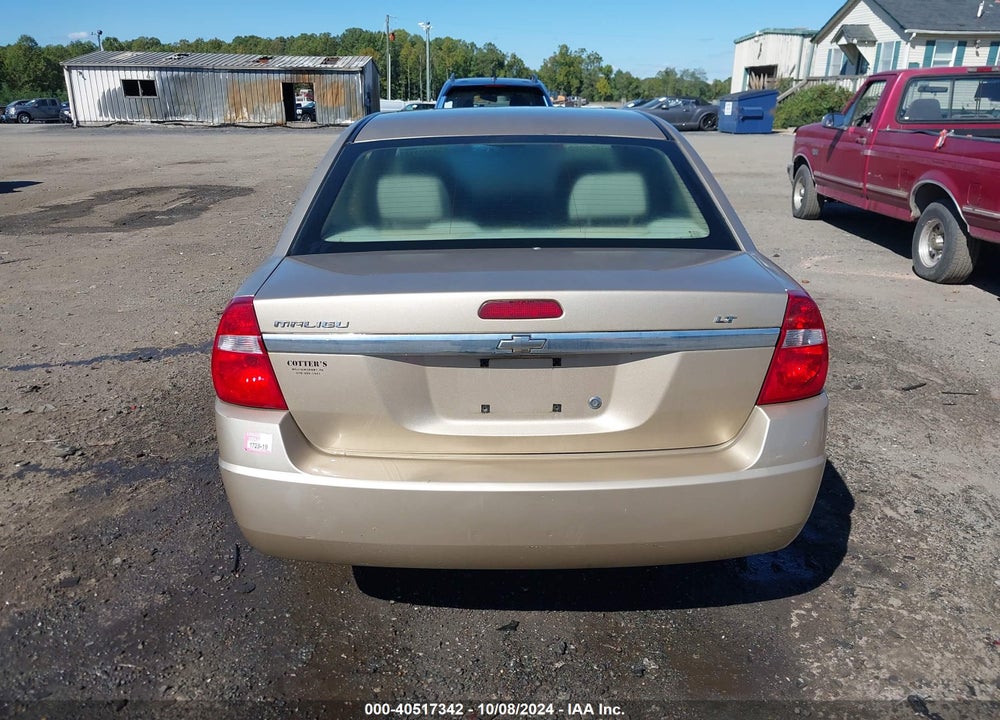 2006 CHEVROLET MALIBU VIN: 1G1ZT51F66F176399