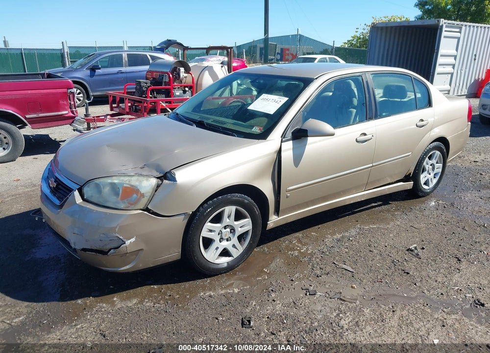 2006 CHEVROLET MALIBU VIN: 1G1ZT51F66F176399