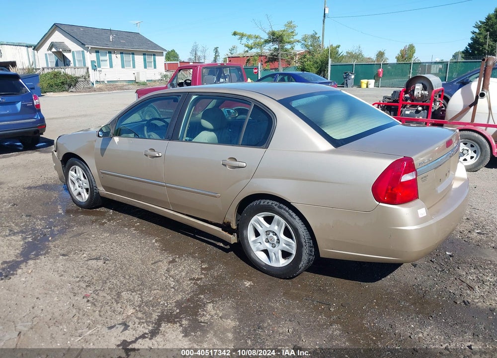 2006 CHEVROLET MALIBU VIN: 1G1ZT51F66F176399