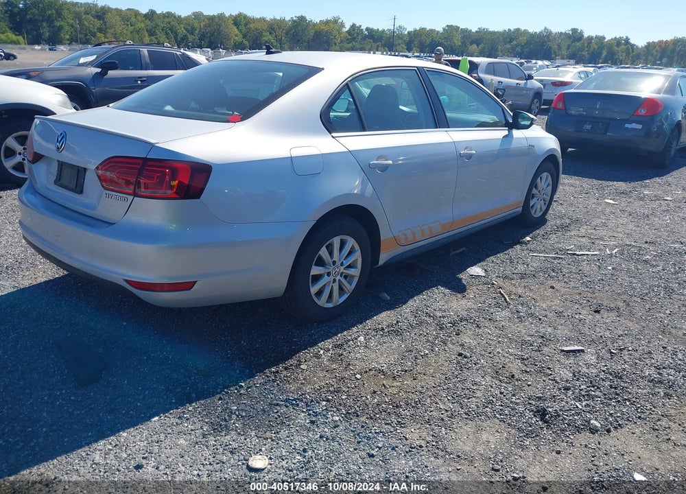 2013 VOLKSWAGEN JETTA HYBRID SE VIN: 3VW637AJ4DM239441