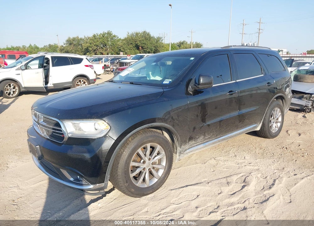 2017 DODGE DURANGO SXT RWD VIN: 1C4RDHAG0HC690395