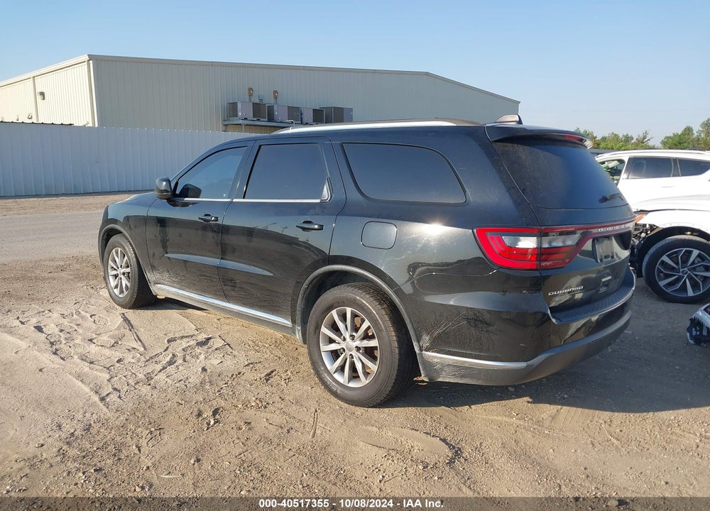 2017 DODGE DURANGO SXT RWD VIN: 1C4RDHAG0HC690395