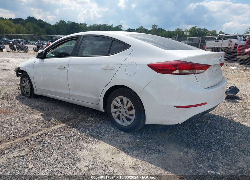 2017 HYUNDAI ELANTRA SE VIN: 5NPD74LF8HH149923