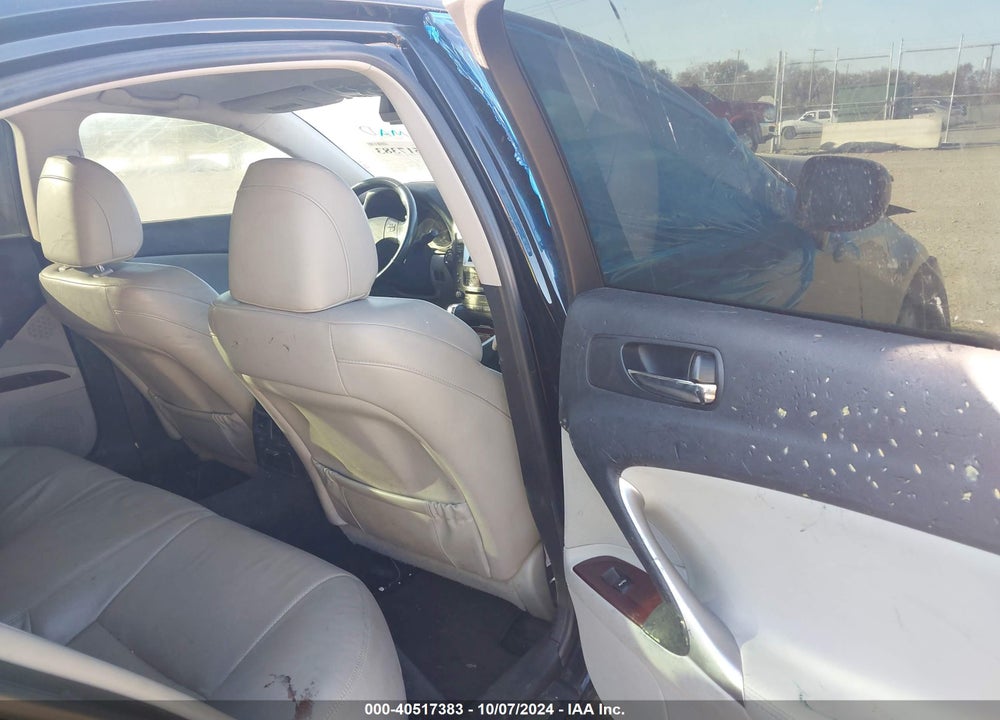 2008 LEXUS IS 250 VIN: JTHCK262X85021222