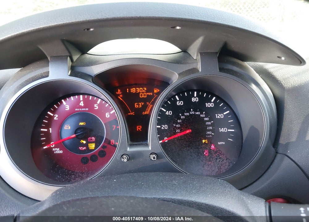 2015 NISSAN JUKE NISMO VIN: JN8AF5MV6FT559909