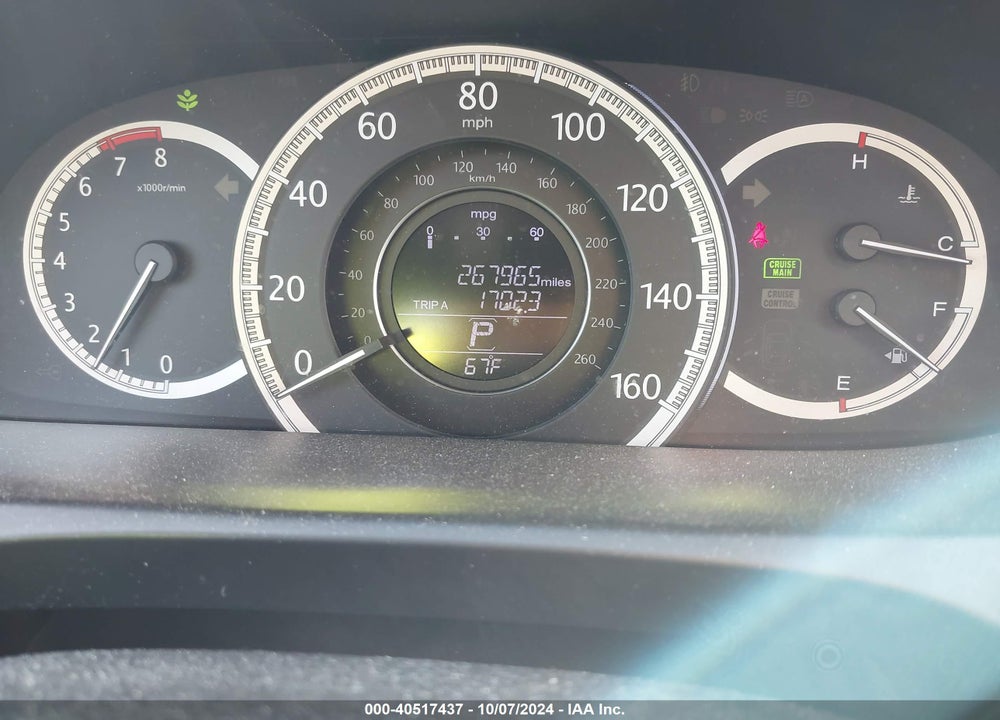 2013 HONDA ACCORD EX-L VIN: 1HGCR2F80DA015174