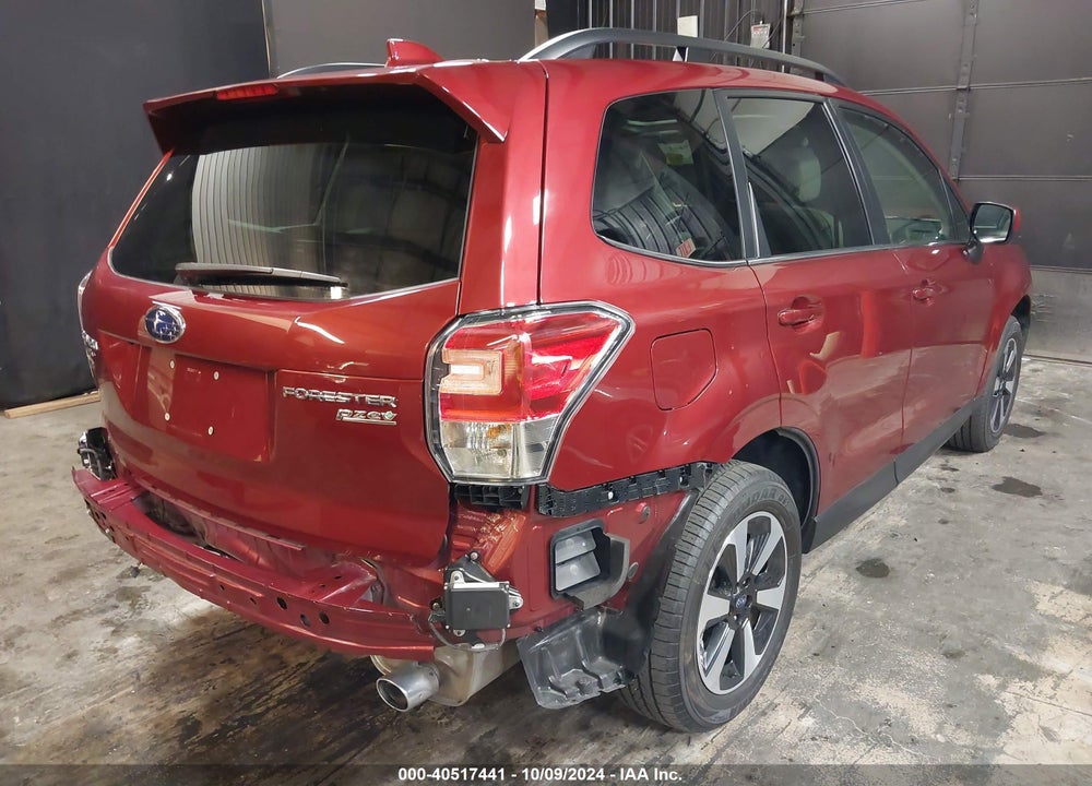 2017 SUBARU FORESTER 2.5I LIMITED VIN: JF2SJARC4HH595328