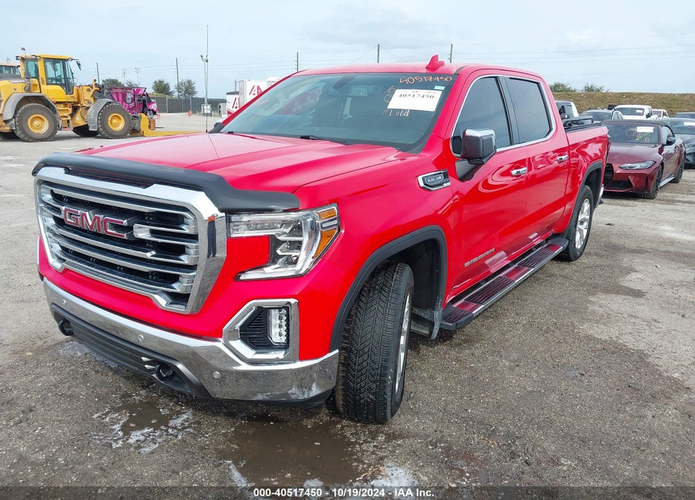 2019 GMC SIERRA 1500 SLT VIN: 3GTU9DED9KG151444
