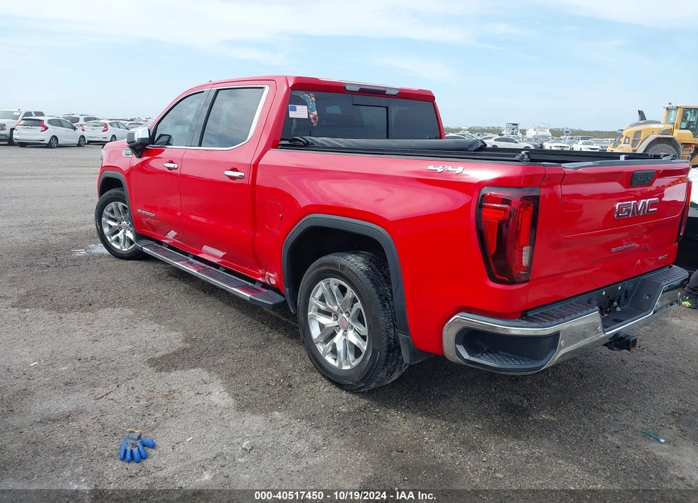 2019 GMC SIERRA 1500 SLT VIN: 3GTU9DED9KG151444
