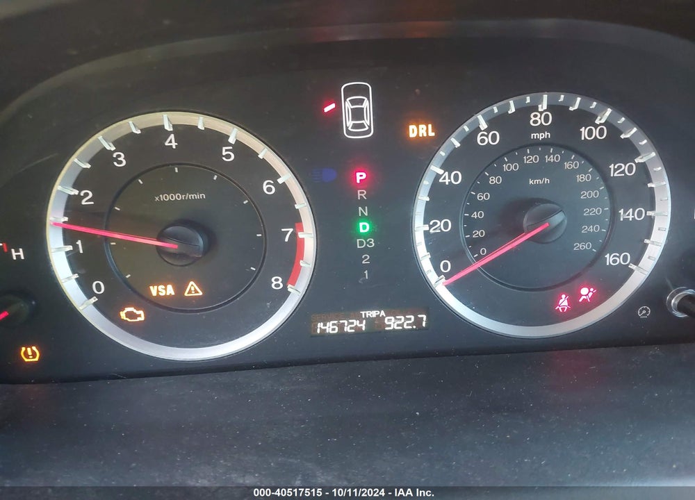 2008 HONDA ACCORD 2.4 LX VIN: 1HGCP263X8A115850