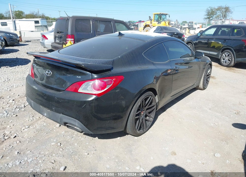 2010 HYUNDAI GENESIS 3.8 TRACK VIN: KMHHU6KH2AU023735