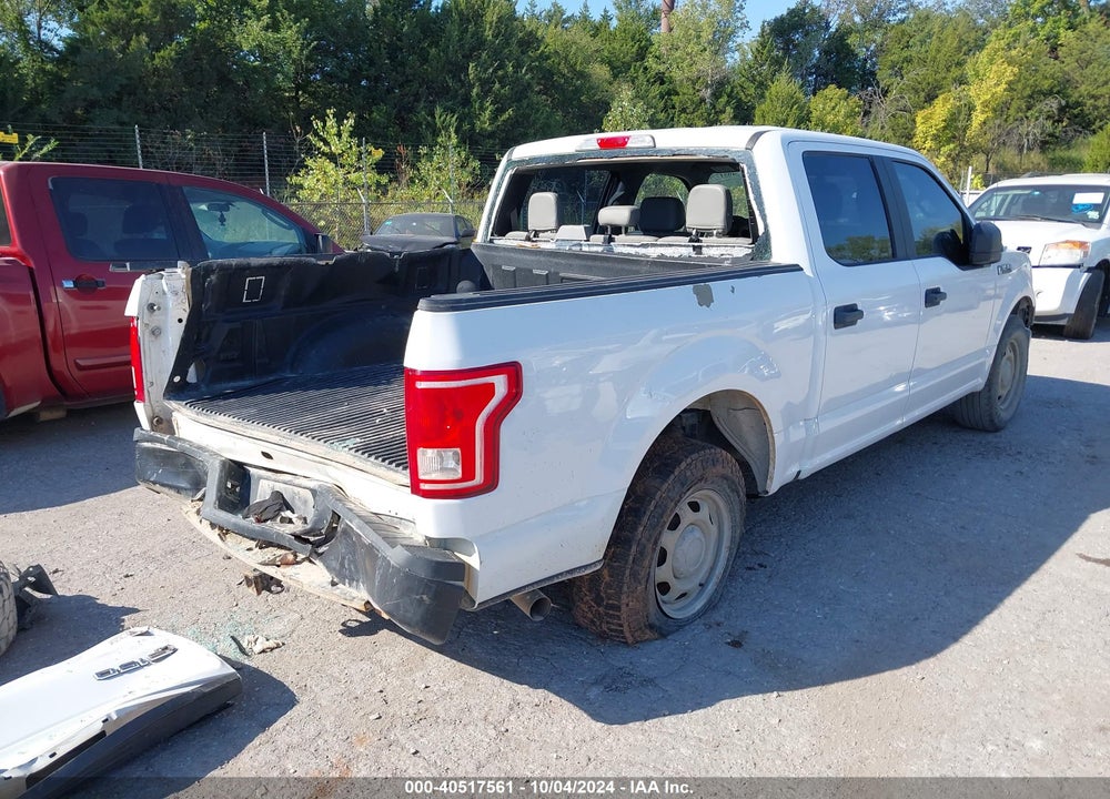 2017 FORD F-150 XL VIN: 1FTEW1CF7HKC20150