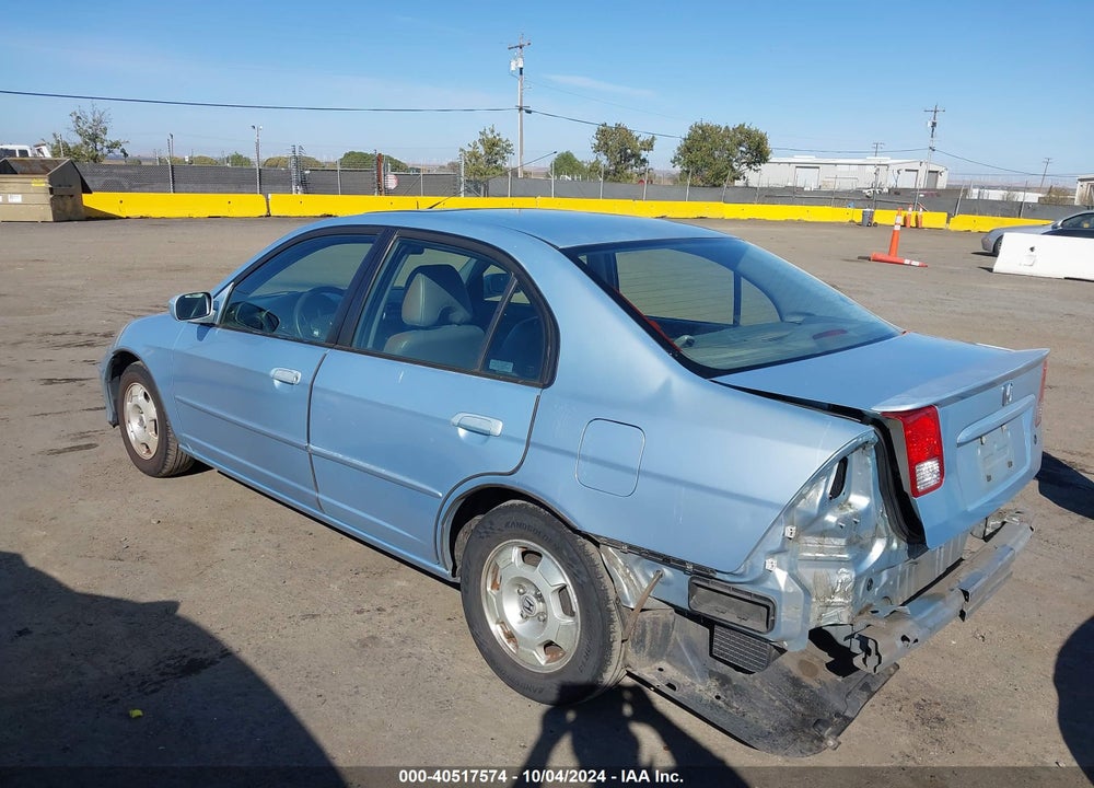 2005 HONDA CIVIC HYBRID VIN: JHMES96615S015195