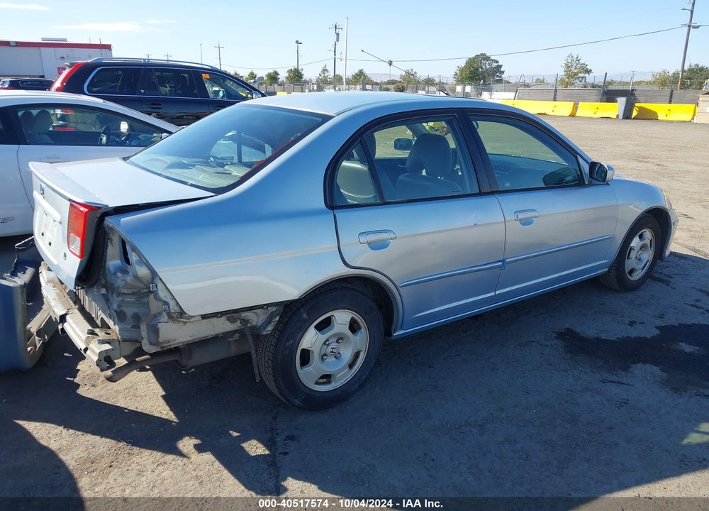 2005 HONDA CIVIC HYBRID VIN: JHMES96615S015195