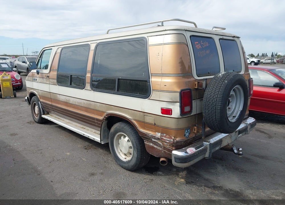 1991 DODGE RAM VAN B250 VIN: 2B6HB21YXMK461664
