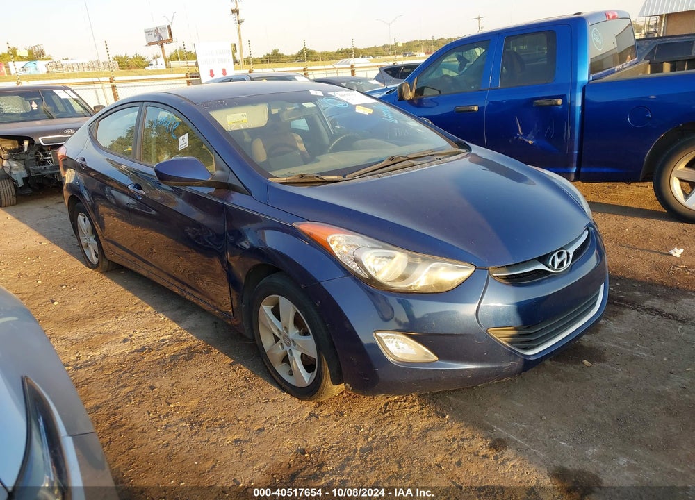2013 HYUNDAI ELANTRA GLS VIN: KMHDH4AE0DU812307