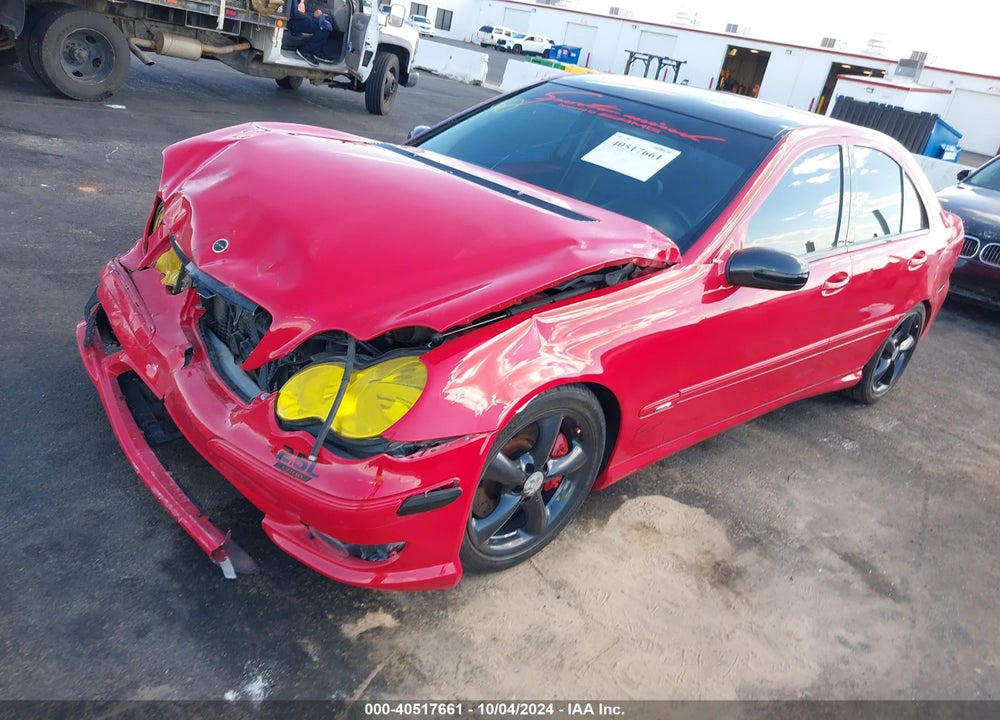 2006 MERCEDES-BENZ C 230 SPORT VIN: WDBRF52H56F799638