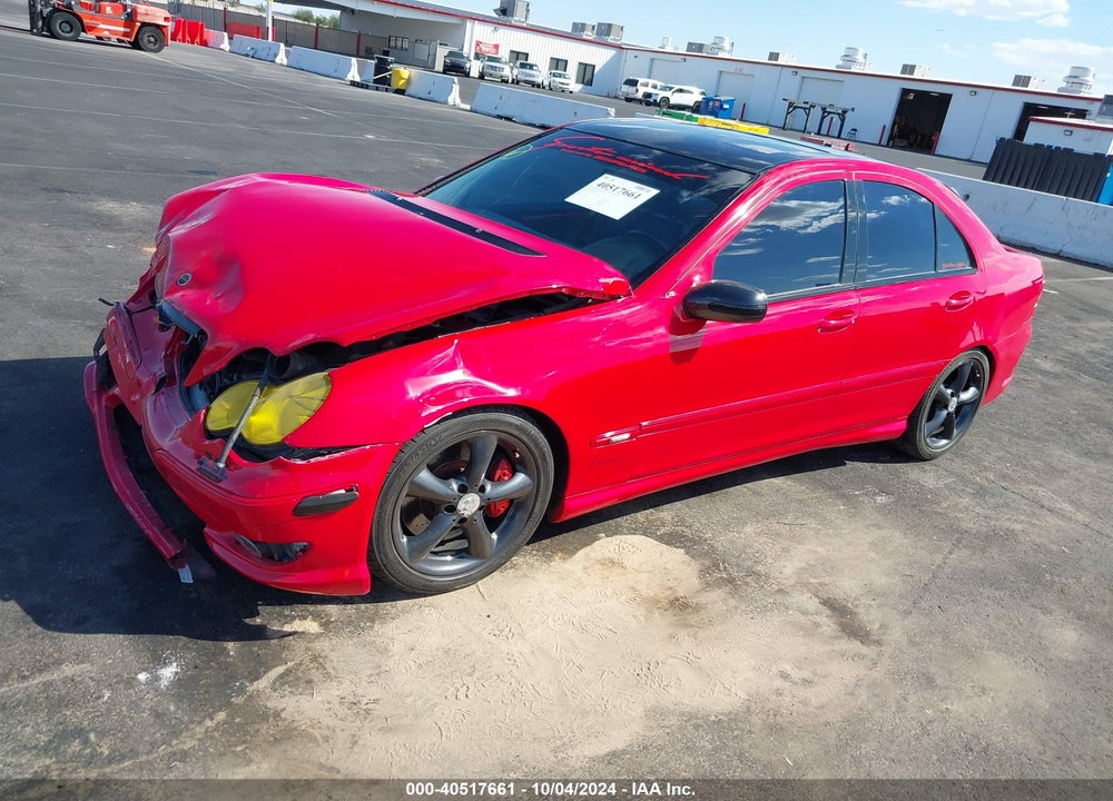 2006 MERCEDES-BENZ C 230 SPORT VIN: WDBRF52H56F799638