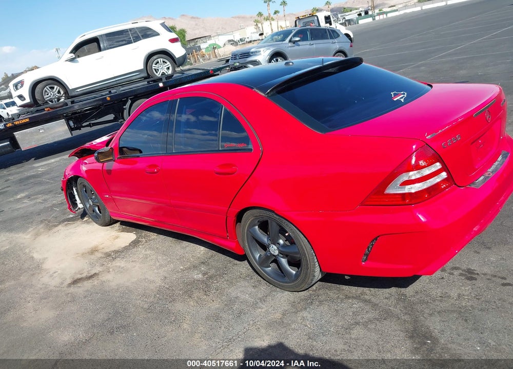 2006 MERCEDES-BENZ C 230 SPORT VIN: WDBRF52H56F799638