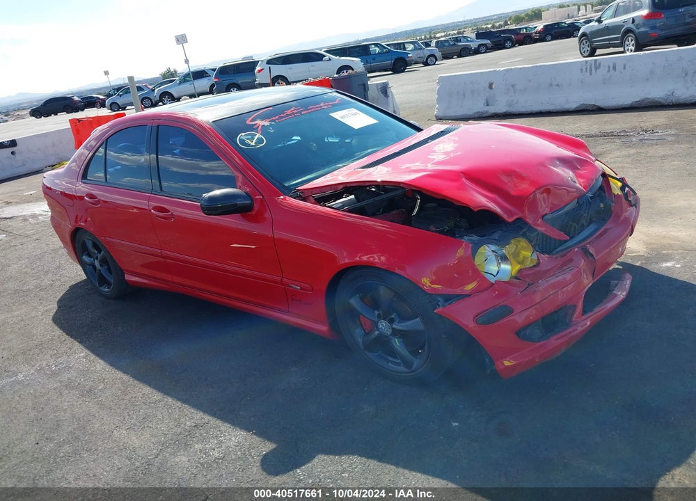 2006 MERCEDES-BENZ C 230 SPORT VIN: WDBRF52H56F799638